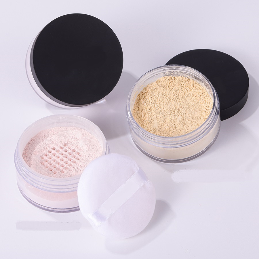 Customized Emblem Manufacturing unit 20G Excessive Protection Waterproof Oil Management Lengthy-Lasting Shimmer Matte Pink Free Setting Powder