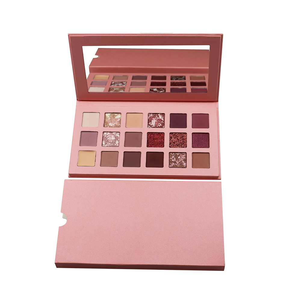 Customized Packaged Wholesale Pigmented Eyeshadow Palette – 18 Purple Shades for Straightforward Software