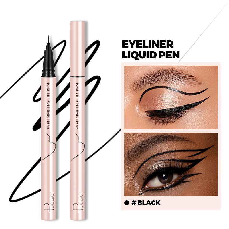 Customized Emblem Wholesale Quick-Drying Black Eyeliner Pen Non-public Label 12-Hour Waterproof Liquid Eyeliner OEM/ODM