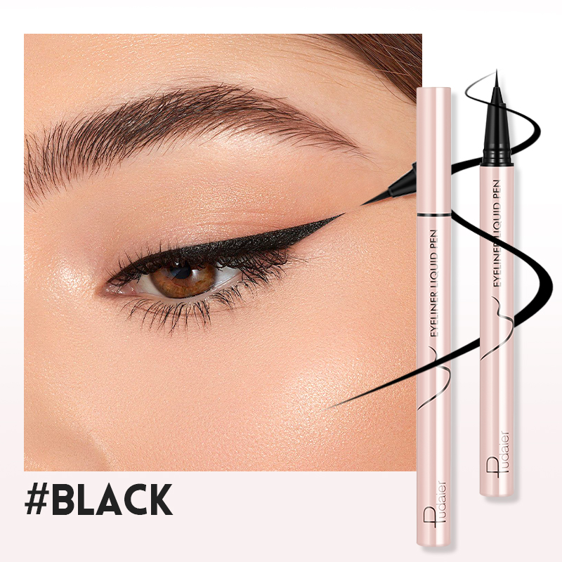 Customized Emblem Wholesale Quick-Drying Black Eyeliner Pen Non-public Label 12-Hour Waterproof Liquid Eyeliner OEM/ODM