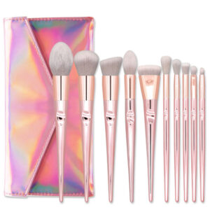 In style Wholesale Skilled Make-up Brush Set – 10 Piece Rose Gold Deal with Magnificence Instruments for Each day Use